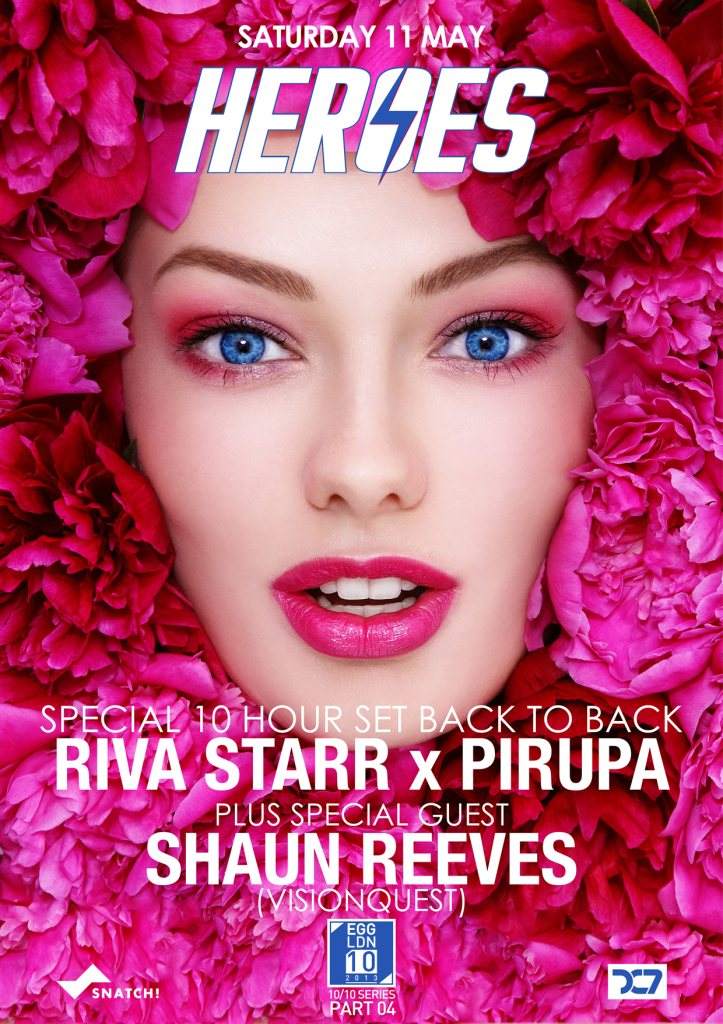 10x10 Series 004: Riva Starr b2b Pirupa, Shaun Reeves, Jojo De Freq, Warboy - Página frontal