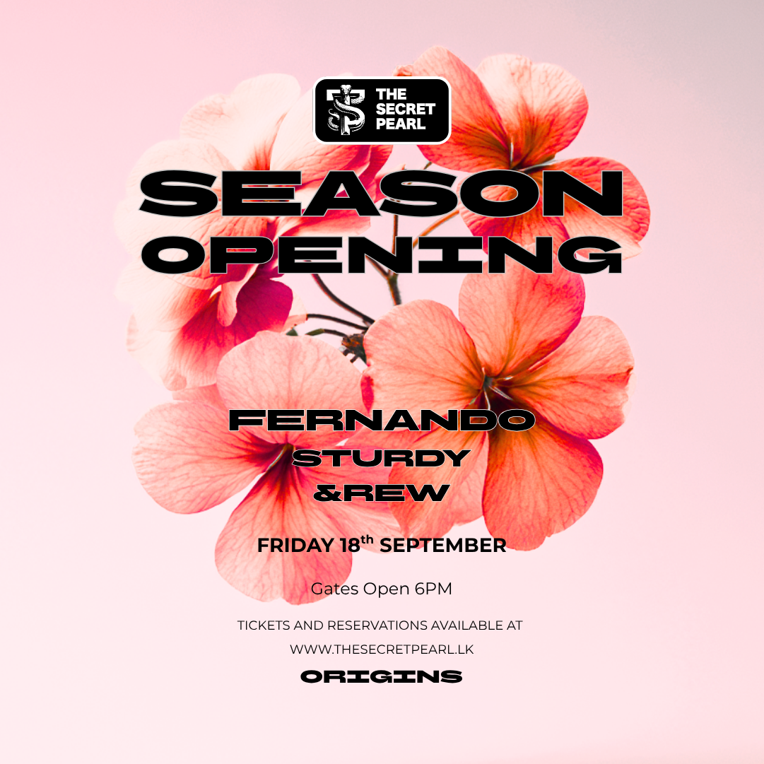 Season Opening - Friday at The Secret Pearl Bar, Sri Lanka