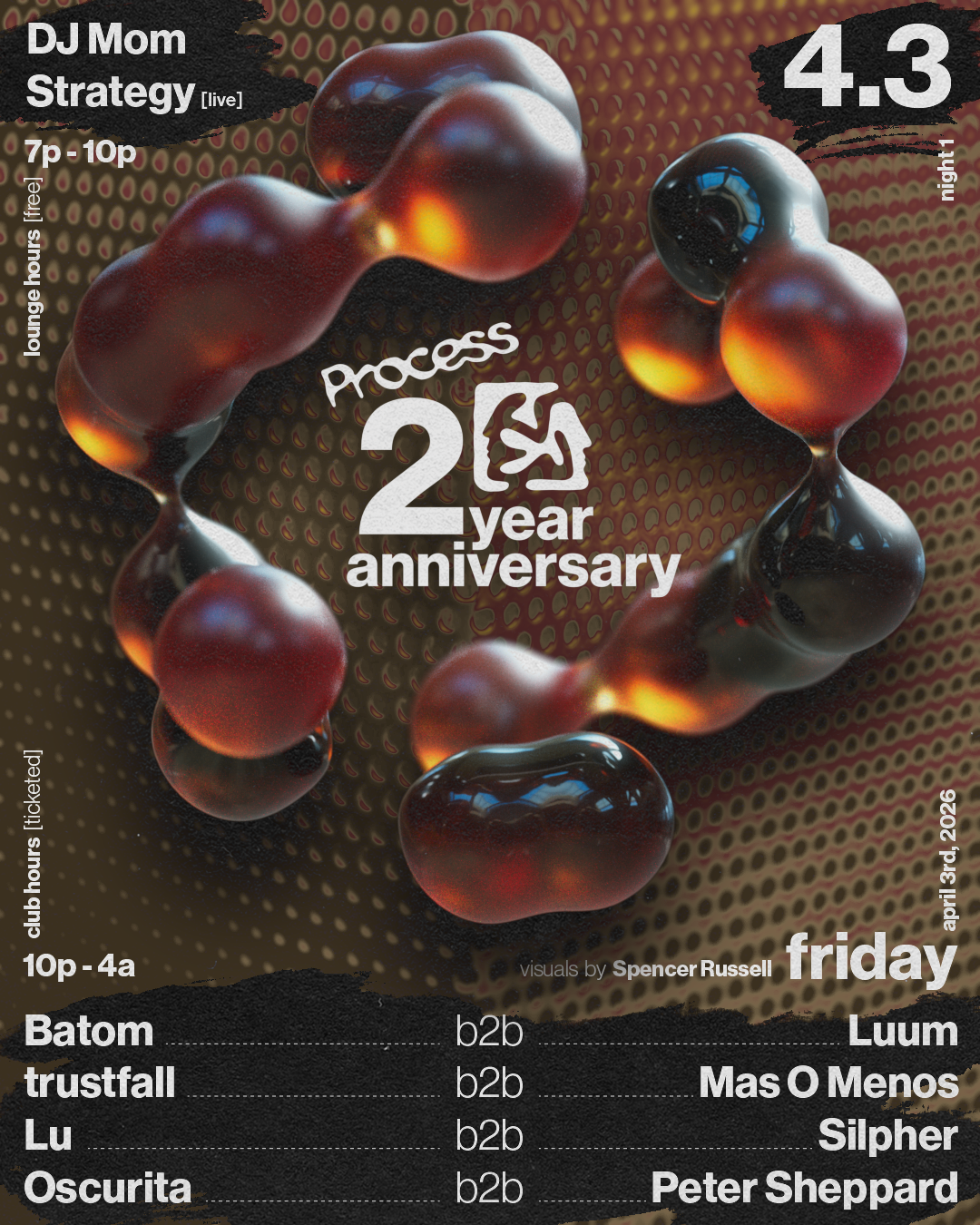 Process Two Year Anniversary - Friday Club Night at Process PDX, Portland