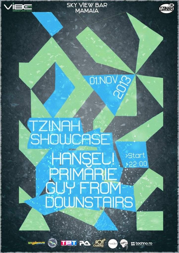 Tzinah Showcase la Sky View Bar cu Hansel!, Primărie și Guy From Downstairs - Página frontal
