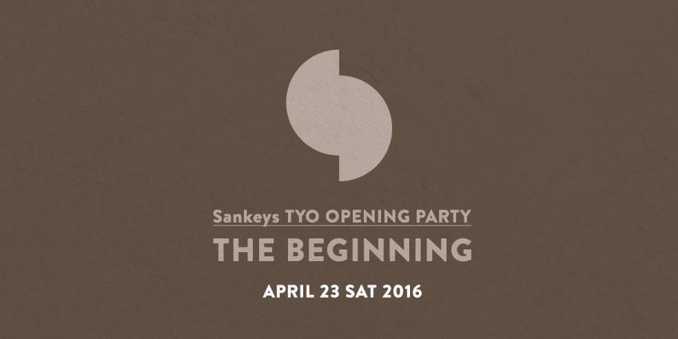 Sankeys TYO Opening Party - フライヤー表