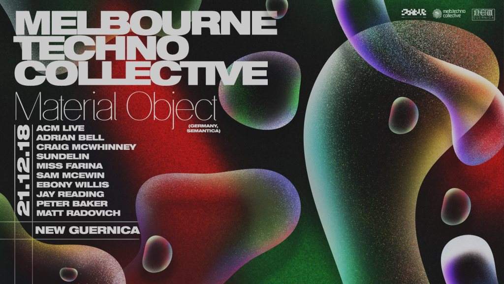 Melbourne Techno Collective feat Material Object - Página frontal