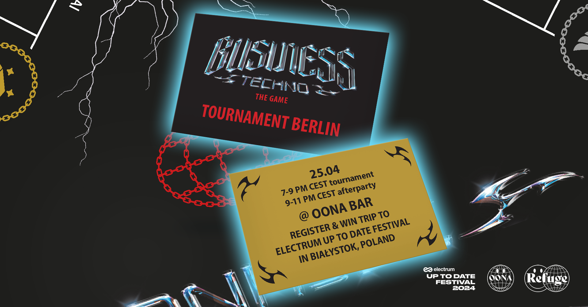 Business Techno: The Game Tournament - Página frontal