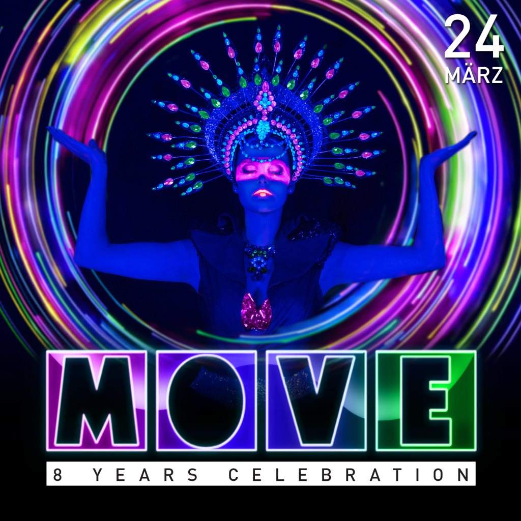 Move - 8 Years Celebration - Página frontal