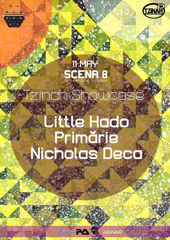 Dance Under Pres. Tzinah Showcase w. Little Hado, Primărie and Nicholas Deca - フライヤー表