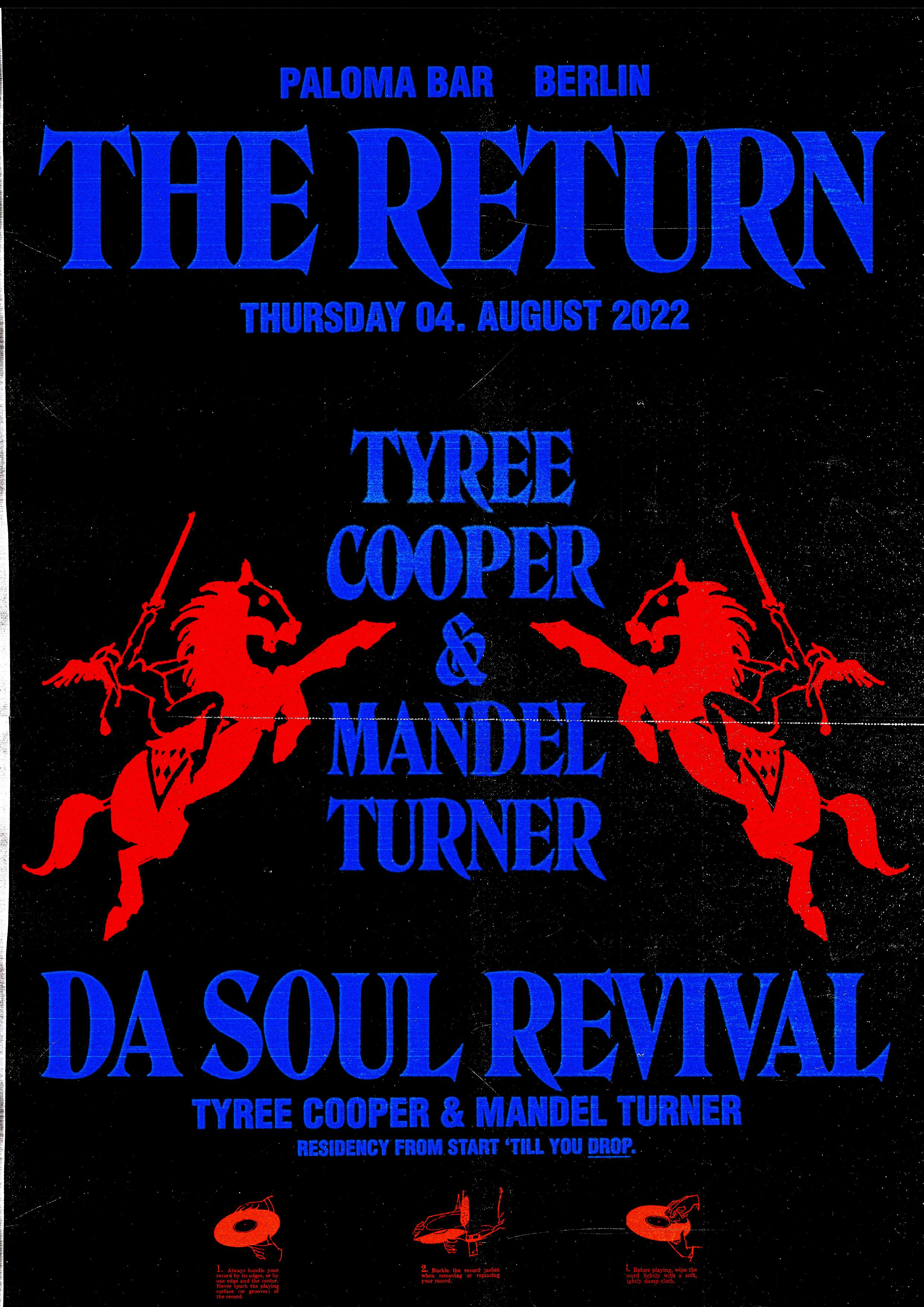 Da Soul Revival: The Return / Tyree Cooper & Mandel Turner - Página frontal