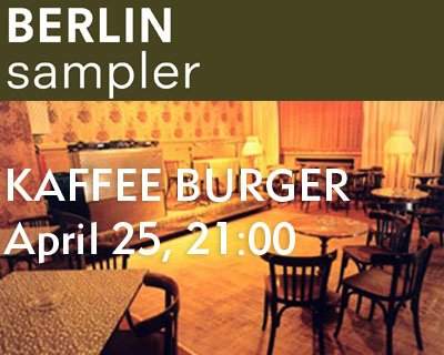 Berlin Sampler - Book Launch Party - Página frontal