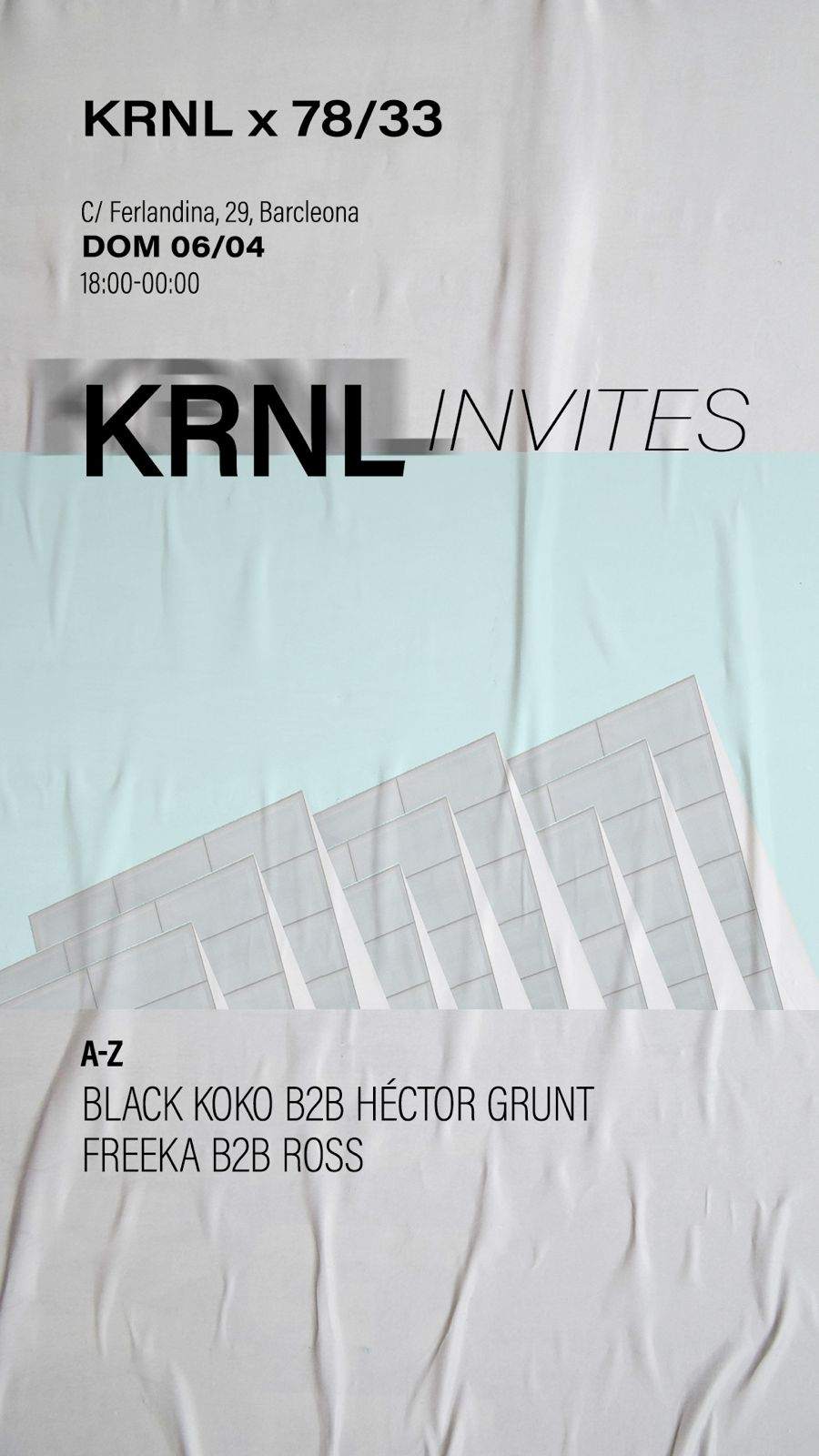 (DAYTIME) KRNLfundays w/ Freeka, Ross, Black Koko & Héctor Grunt at ...