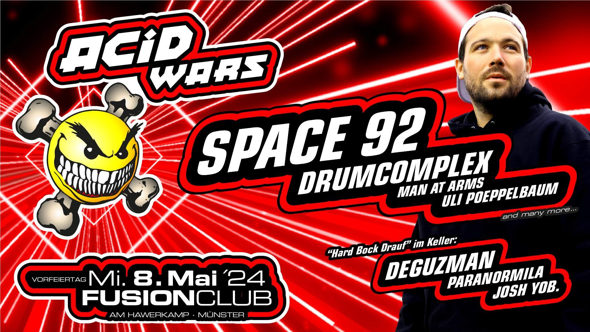 Acid Wars with Space92 - フライヤー表
