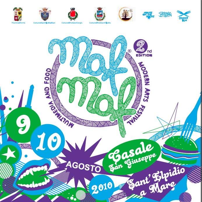 Maf Maf - Multimedia and Food Modern Arts Festival - フライヤー表