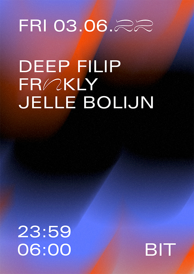 BIT with Deep Filip, FRNKLY, Jelle Bolijn - Página frontal