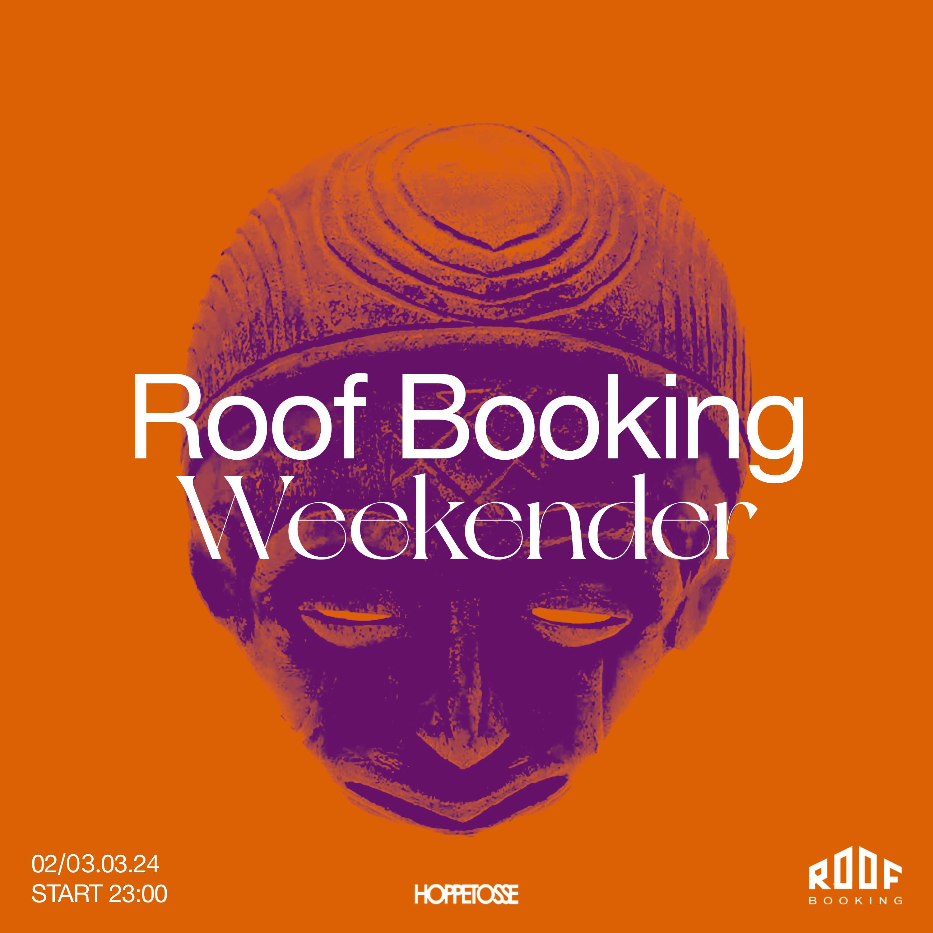Roof Booking Weekender - Página frontal