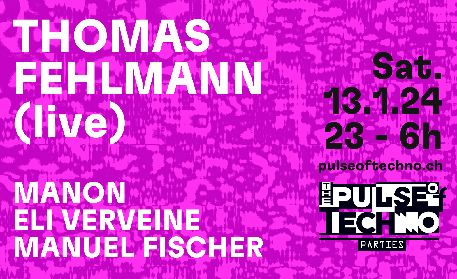 Thomas Fehlmann (live), Manon, Eli Verveine, Manuel Fischer - Página frontal