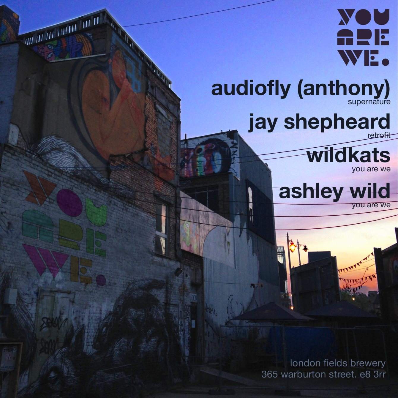 You Are We ft Audiofly & JAY Shepheard - Página frontal