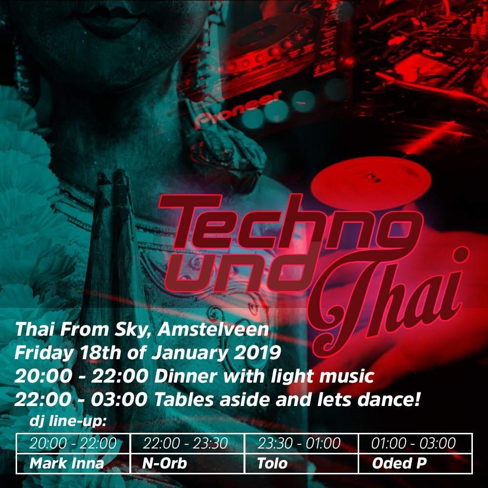 Techno und Thai 2.0 - フライヤー表