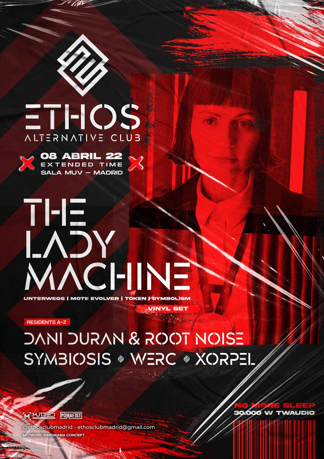ETHOS Alternative Club with The Lady Machine - Página frontal