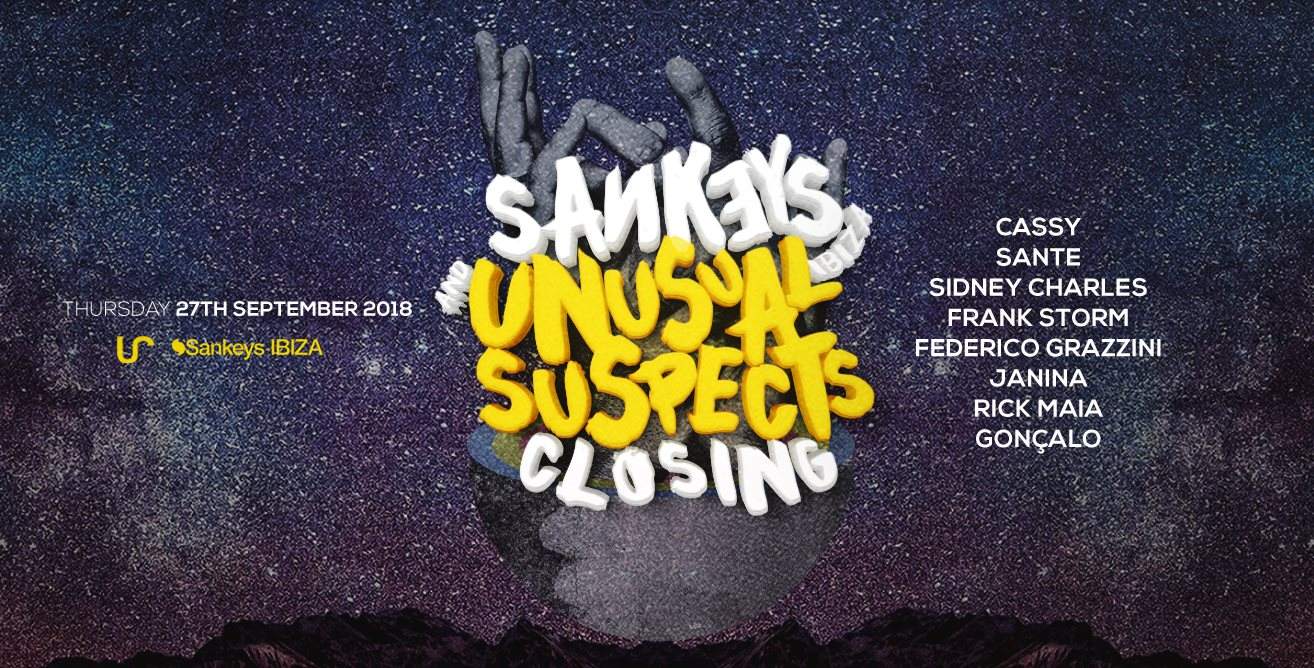 Unusual Suspects Ibiza / Closing Party - Cassy, Santè, Janina - Página frontal