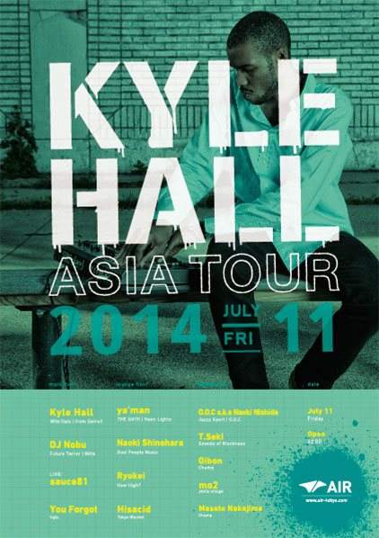 Kyle Hall Asia Tour - フライヤー裏