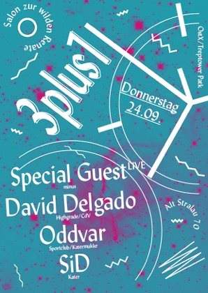 3plus1 with Special Guest, David Delgado & Sid - Página frontal