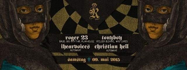 Rosenbar with Roger 23, Tonyboy, Ihearvoices, Christian Hell - Página frontal