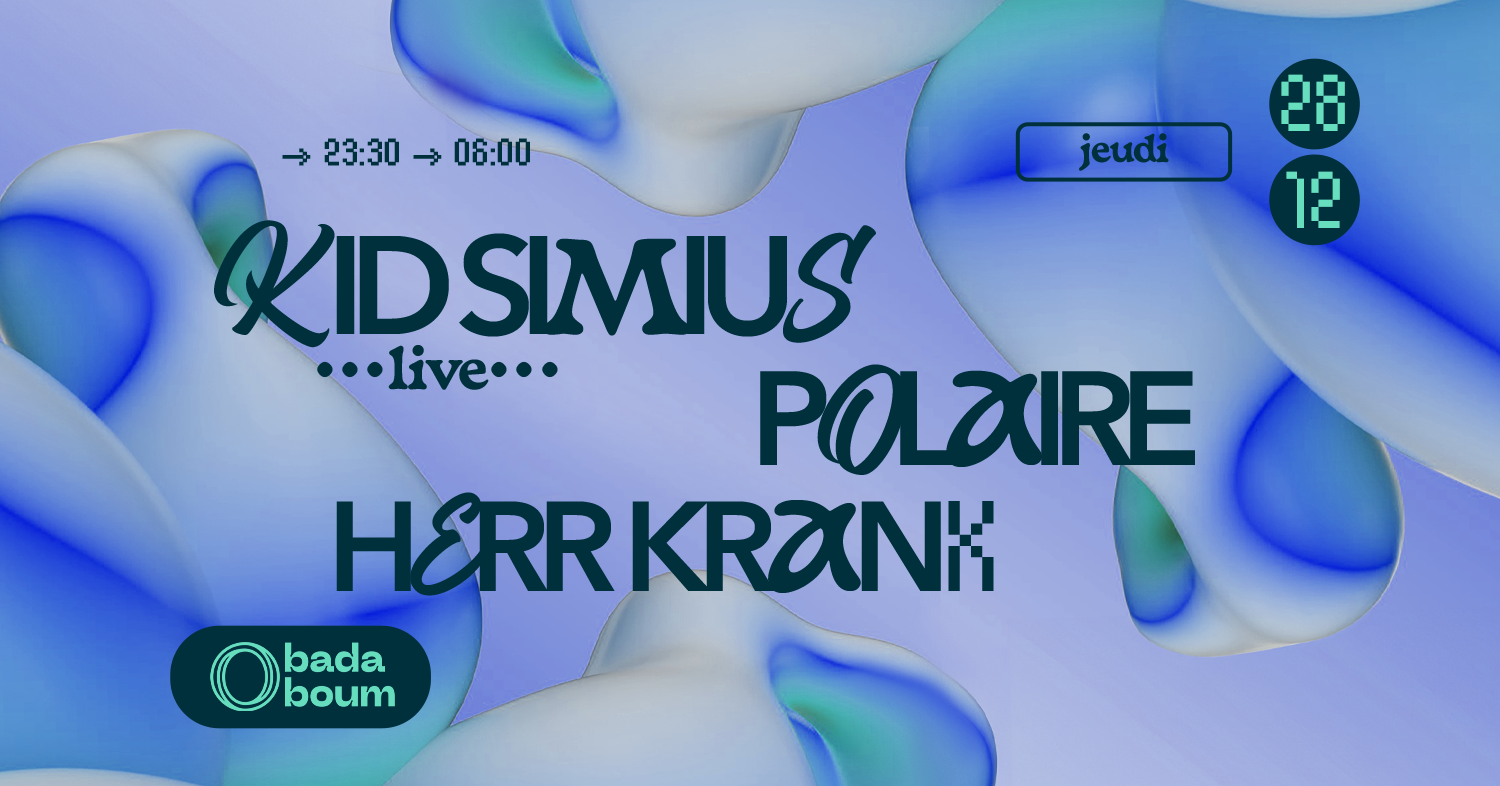 Club — Kid Simius live (+) Herr Krank (+) Polaire - Página frontal