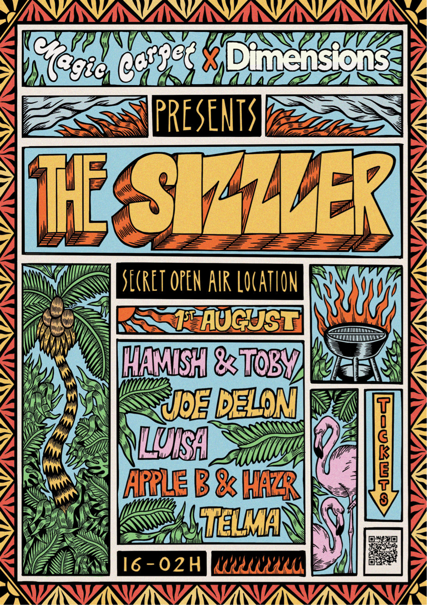 Magic Carpet X Dimensions present: The Sizzler 2025 at Jardim do