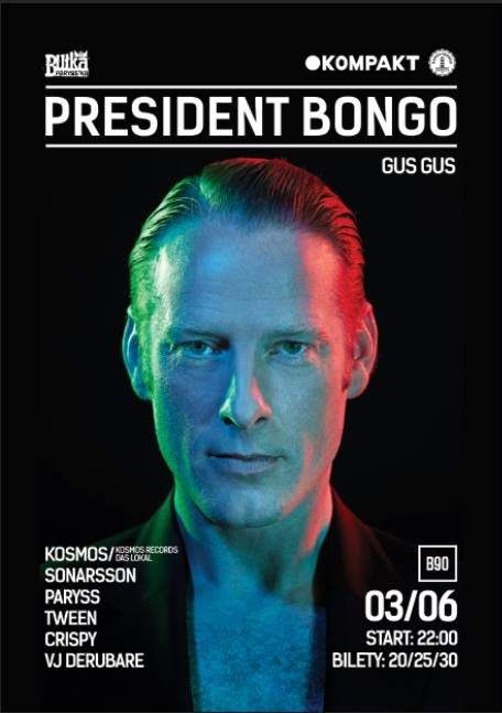 Bułka Paryss'ka, President Bongo  - Página frontal