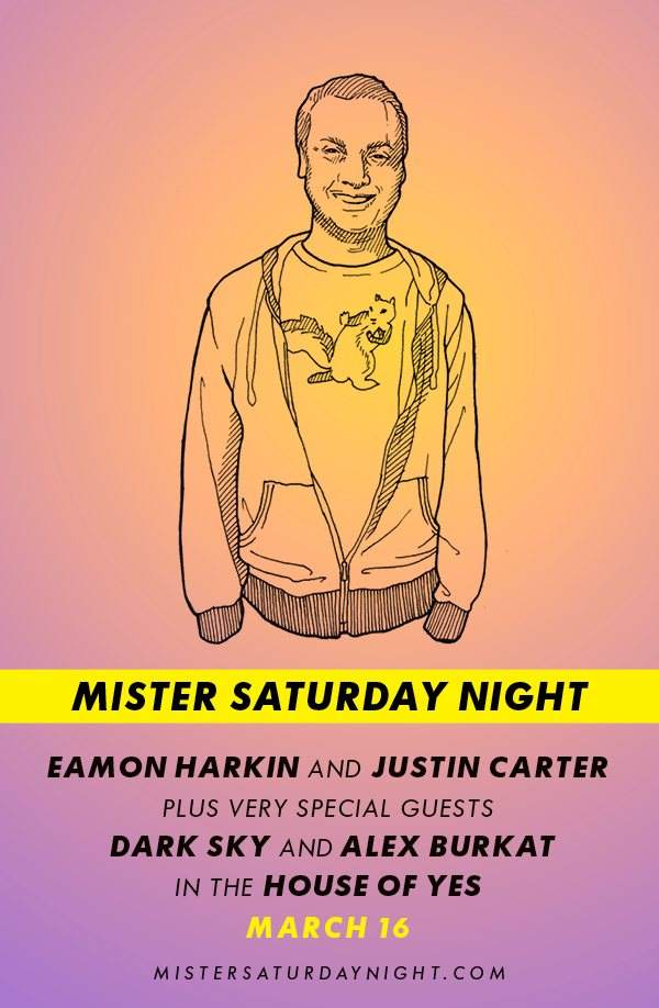Mister Saturday Night with Eamon Harkin, Justin Carter, Alex Burkat & Dark Sky - Página trasera