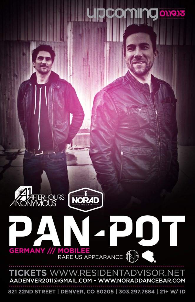 AA & Norad present Pan-Pot - Página frontal