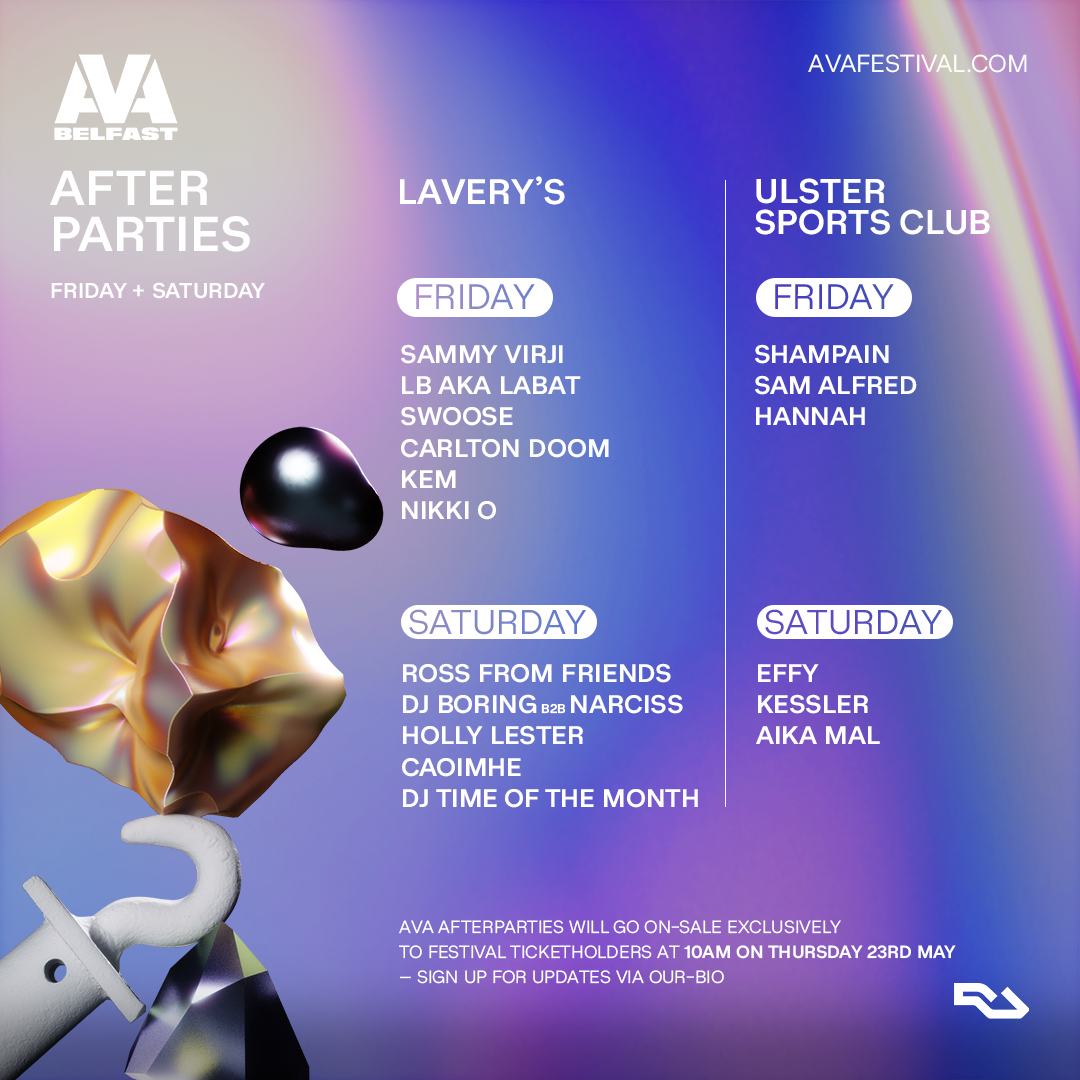 AVA 2024 Afterparties - フライヤー表
