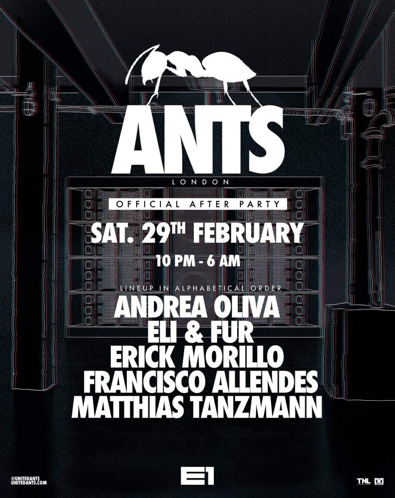ANTS After Party - Página frontal