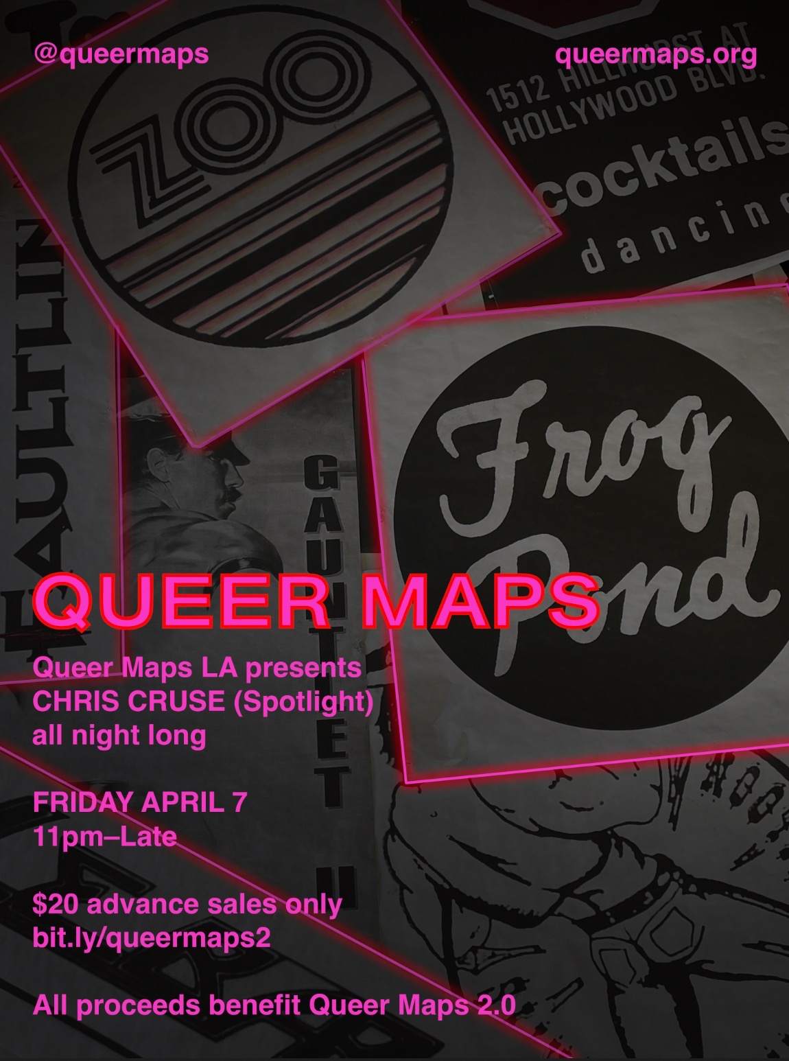 Queer Maps 2.0 - フライヤー表