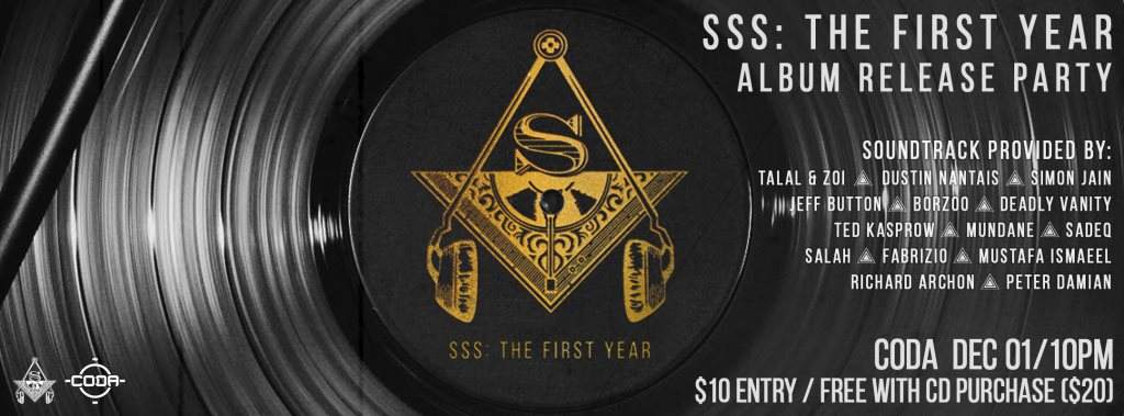SSS: The First Year - Album Release Party - フライヤー表