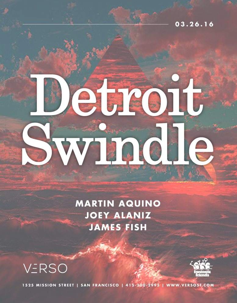 Detroit Swindle - フライヤー表