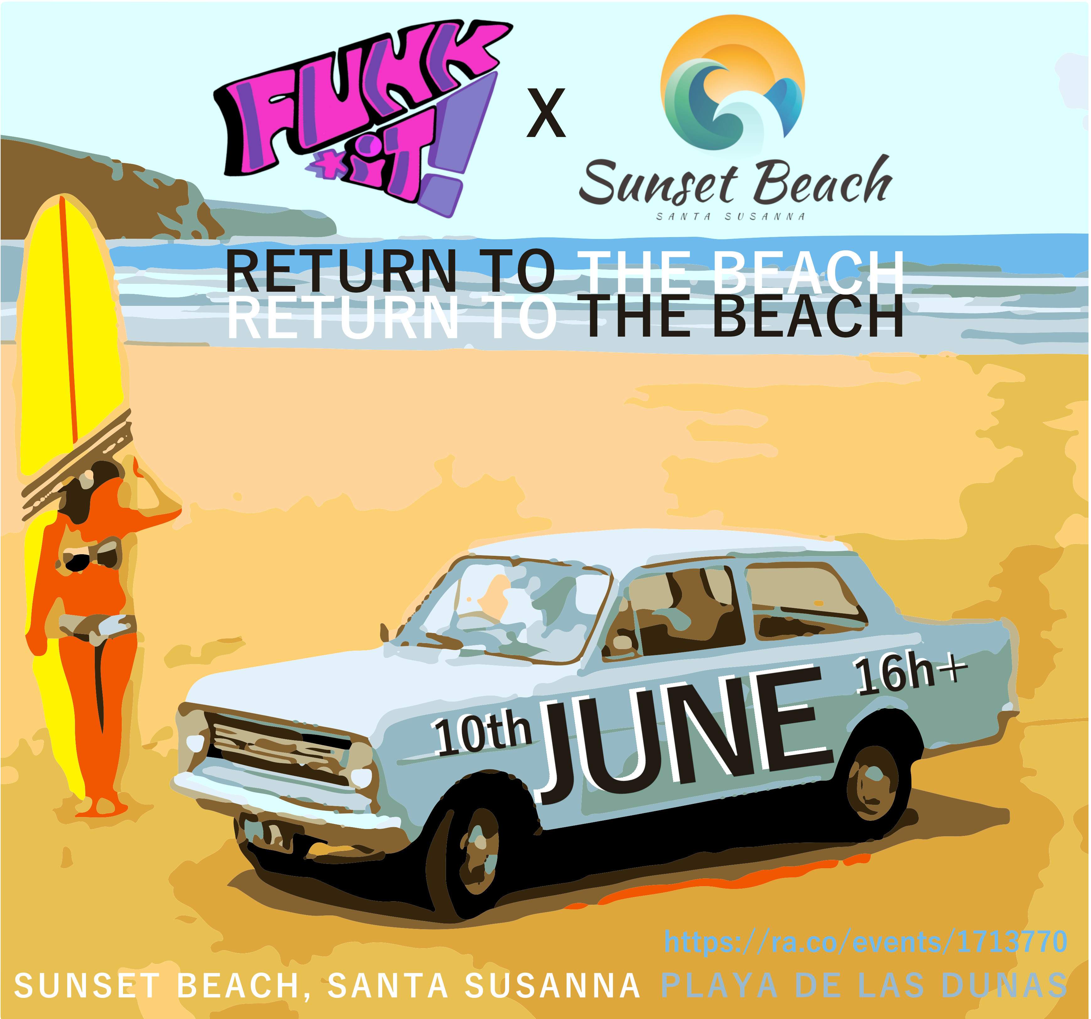 FUNK IT! : Free Beach Party for Pre-Off-Week - フライヤー表