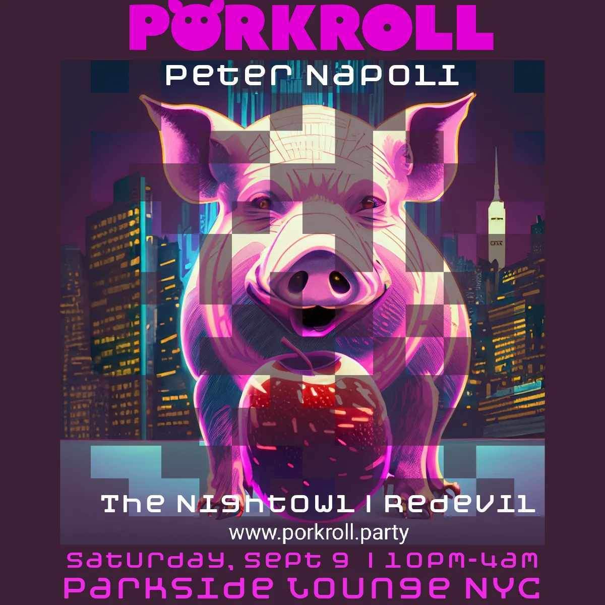 Porkroll NYC - フライヤー表
