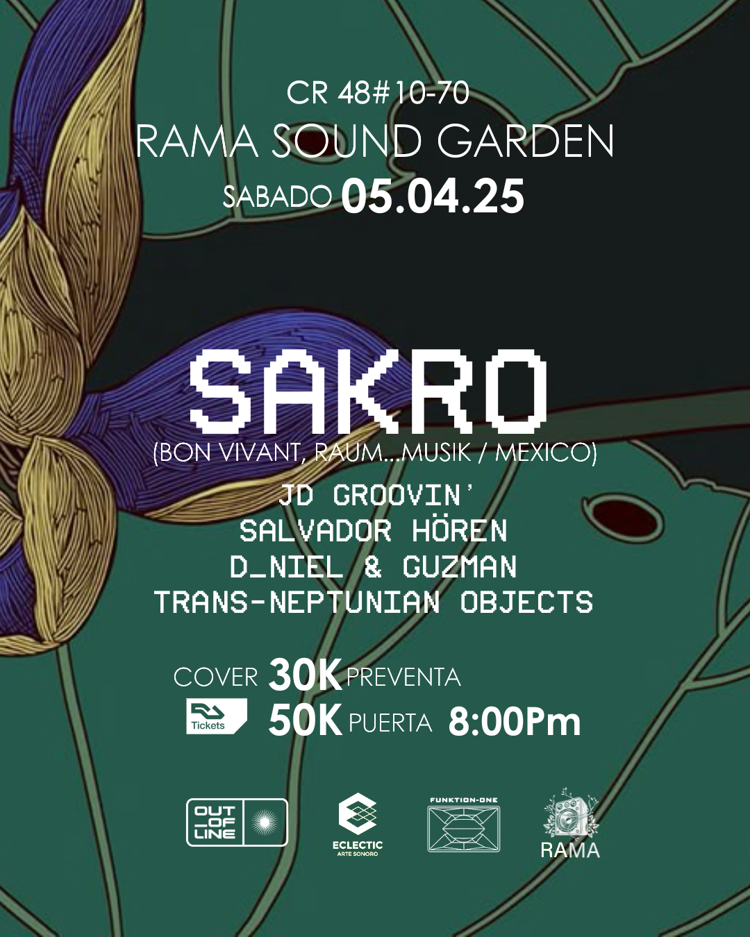 Sakro (Bon Vivant/Mexico) en Rama Soundgarden, Medellin