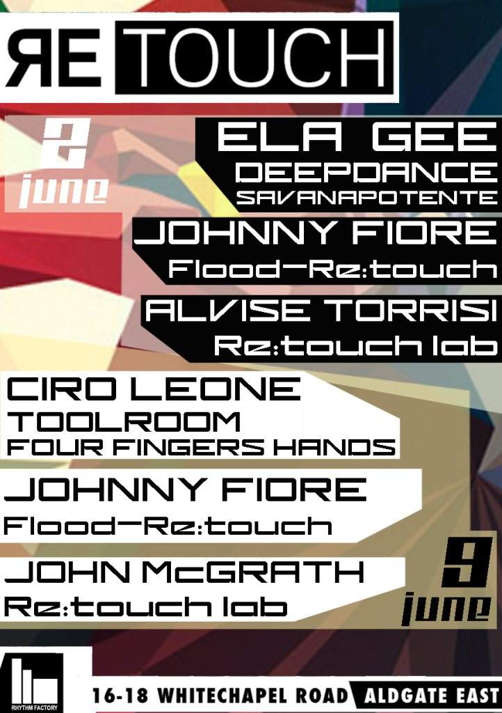 Re:Touch with Ciro Leone (Toolroom), Johnny Fiore & John Mcgrath - Página trasera
