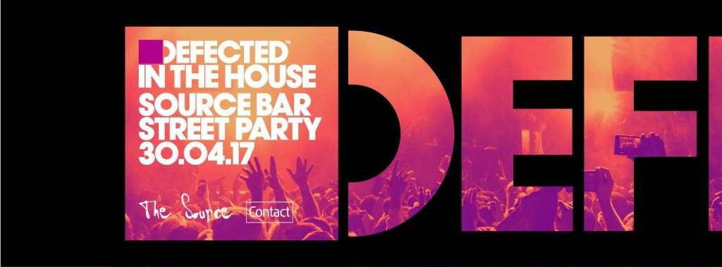 Contact presents Defected in the House Street Party - Página frontal