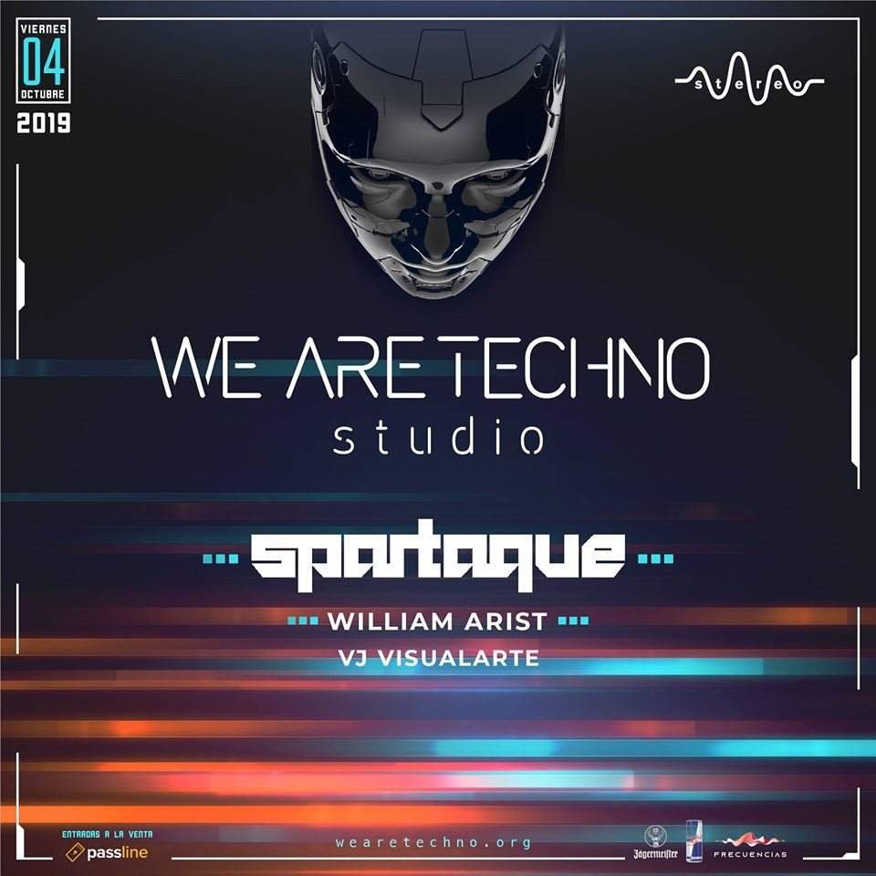 We are Techno Studio Pres Spartaque [Codex /Ukraine] - フライヤー表