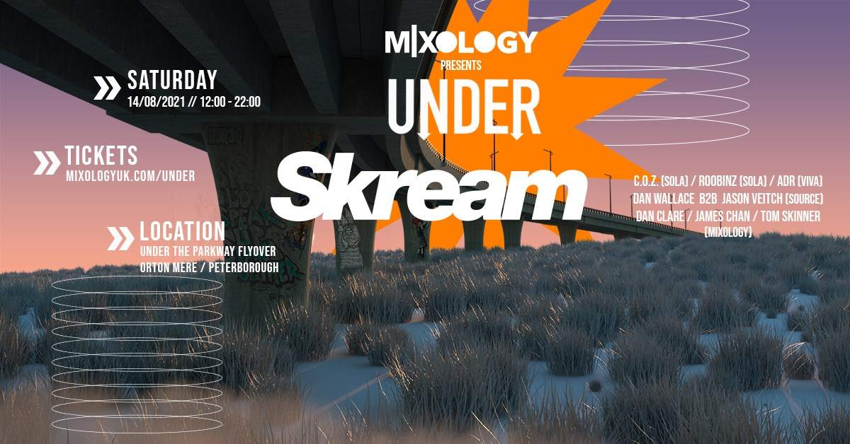 Mixology presents Under with Skream - フライヤー表