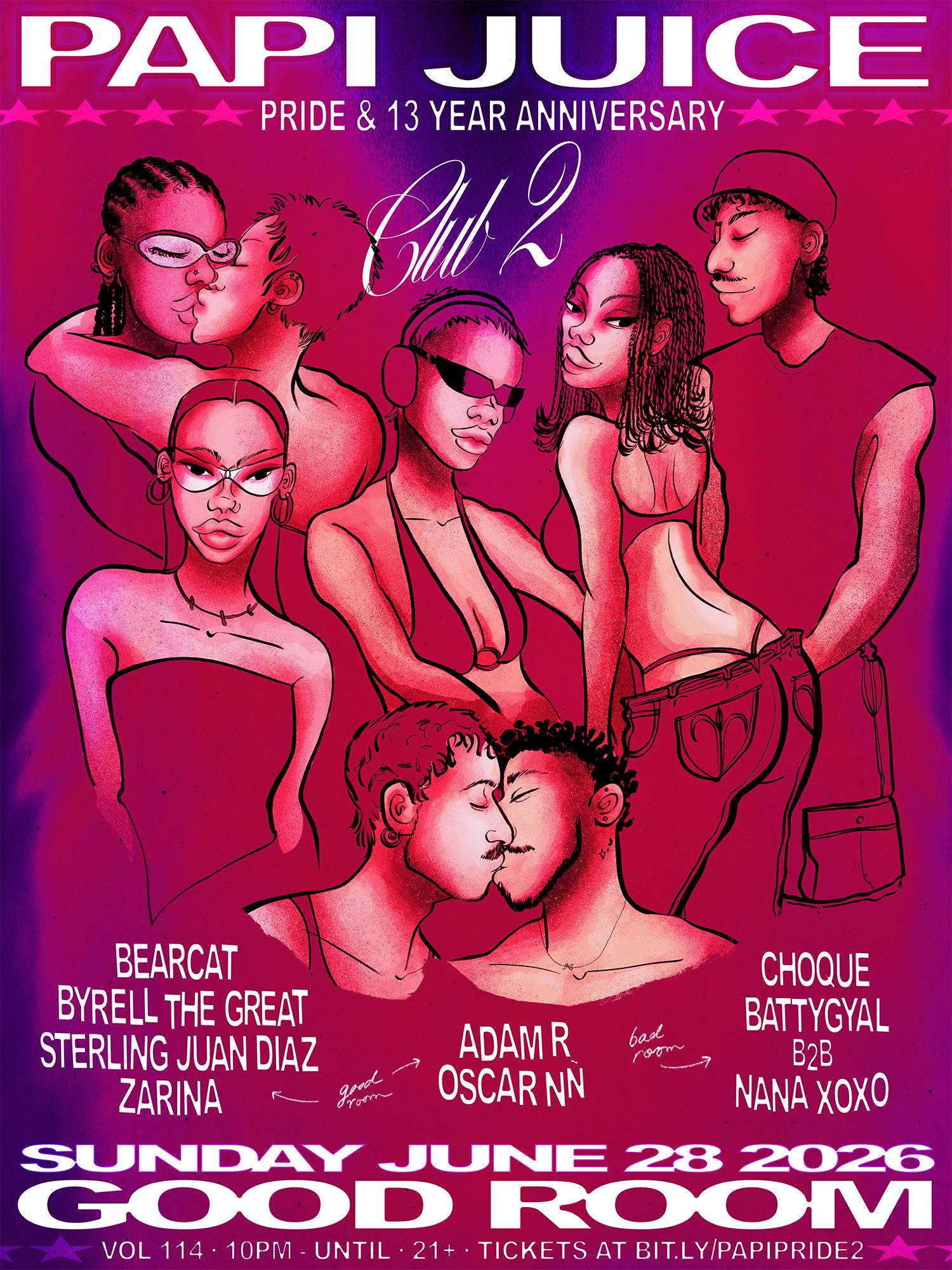 Papi Juice Vol 114: 13 Year Anniversary and Pride at Good Room, New ...