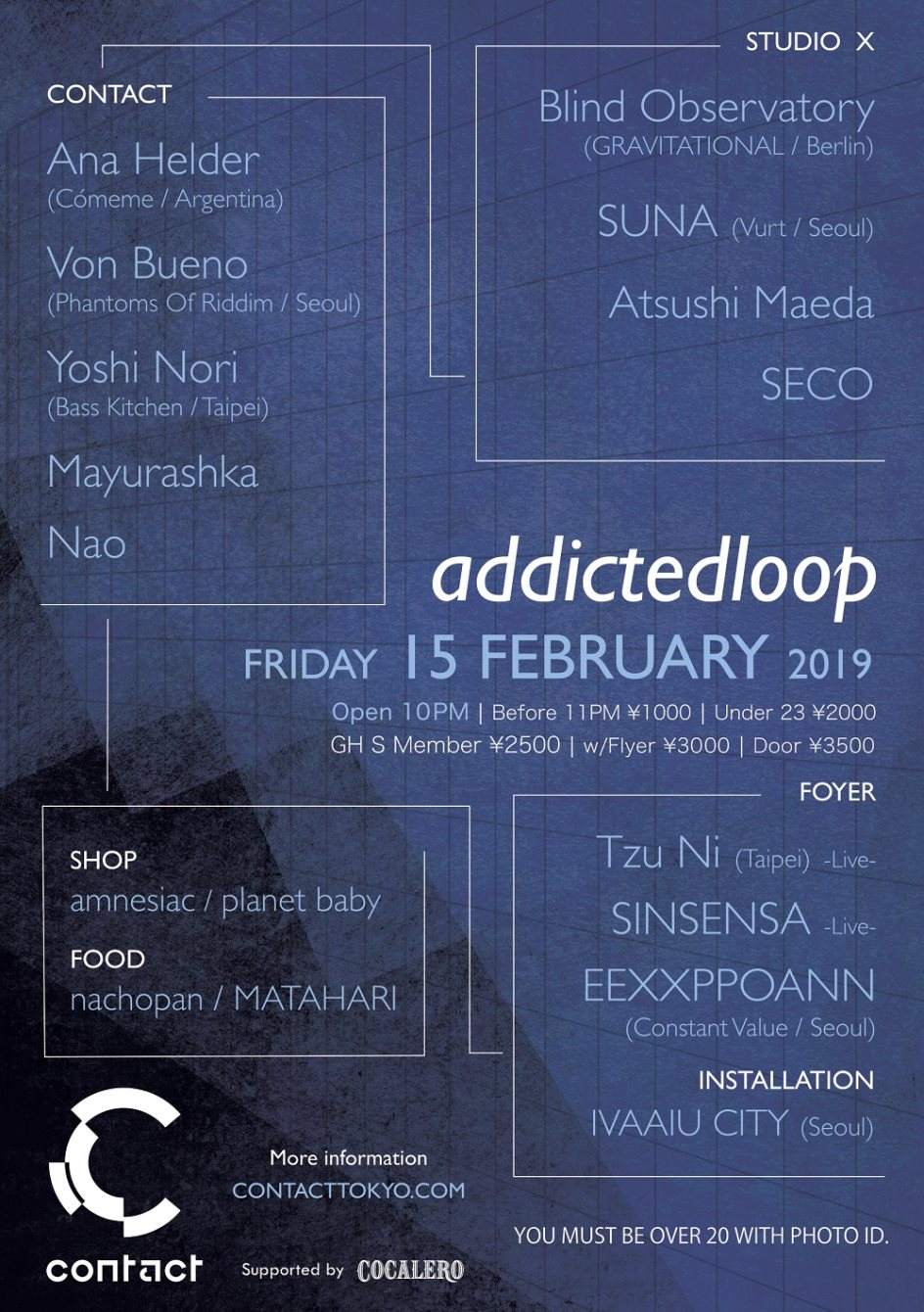 Addictedloop Feat. Blind Observatory & Ana Helder - Página frontal