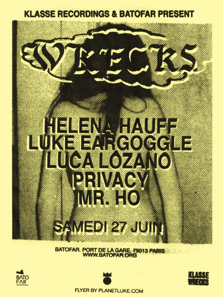 Klasse Label Night with Helena Hauff, Luke Eargoggle & More - Página frontal