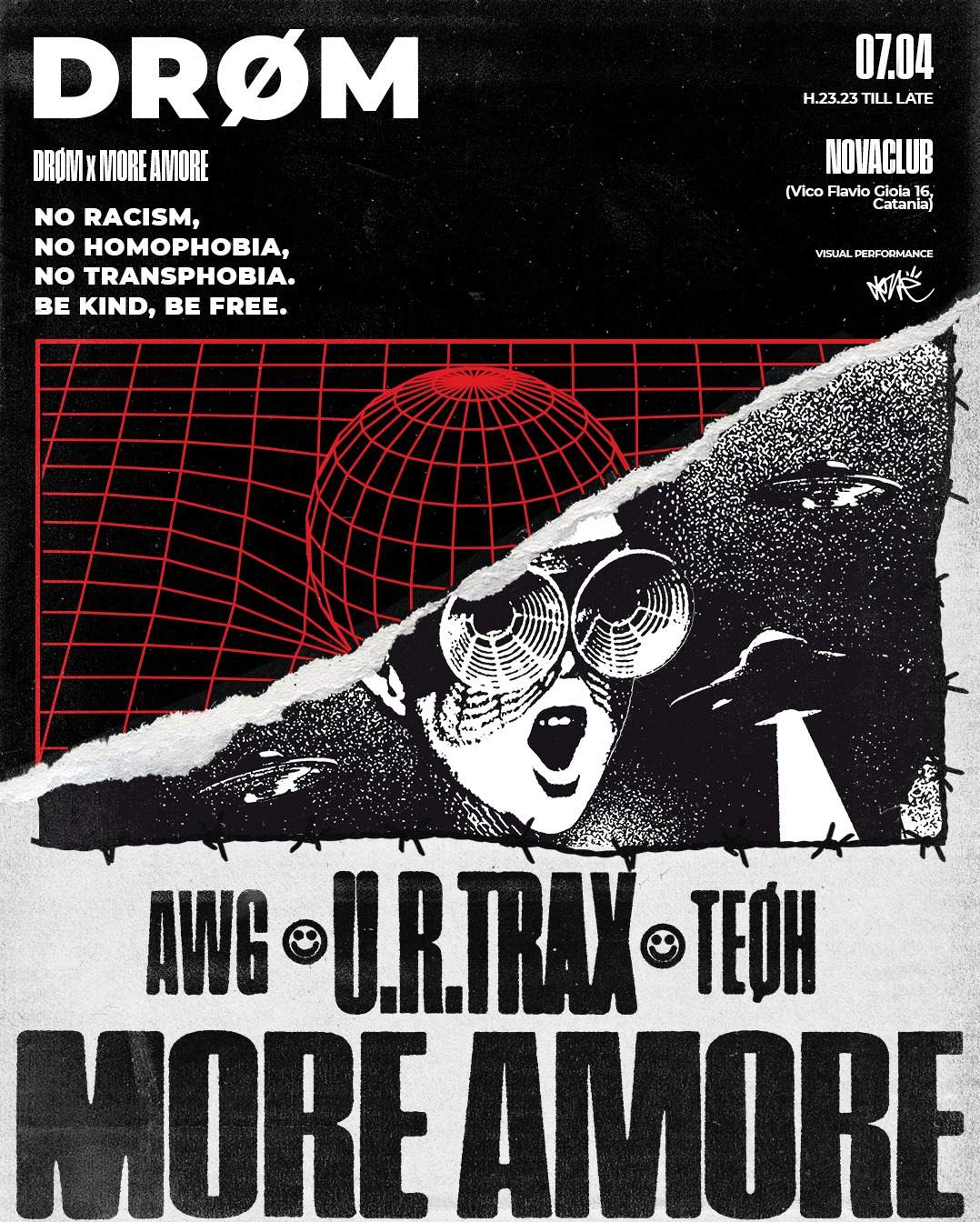 Drøm x More Amore pres. u.r.trax [Trip Rec] at NOVA CLUB - CT - フライヤー表