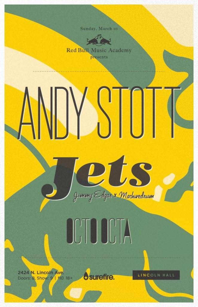 Red Bull Music Academy presents Andy Stott, Jets, Octo Octa - Página frontal