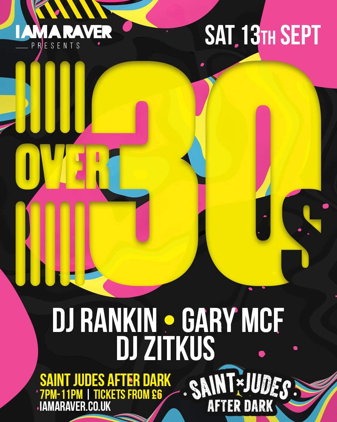 I Am A Raver Over 30s at Saint Judes, Glasgow