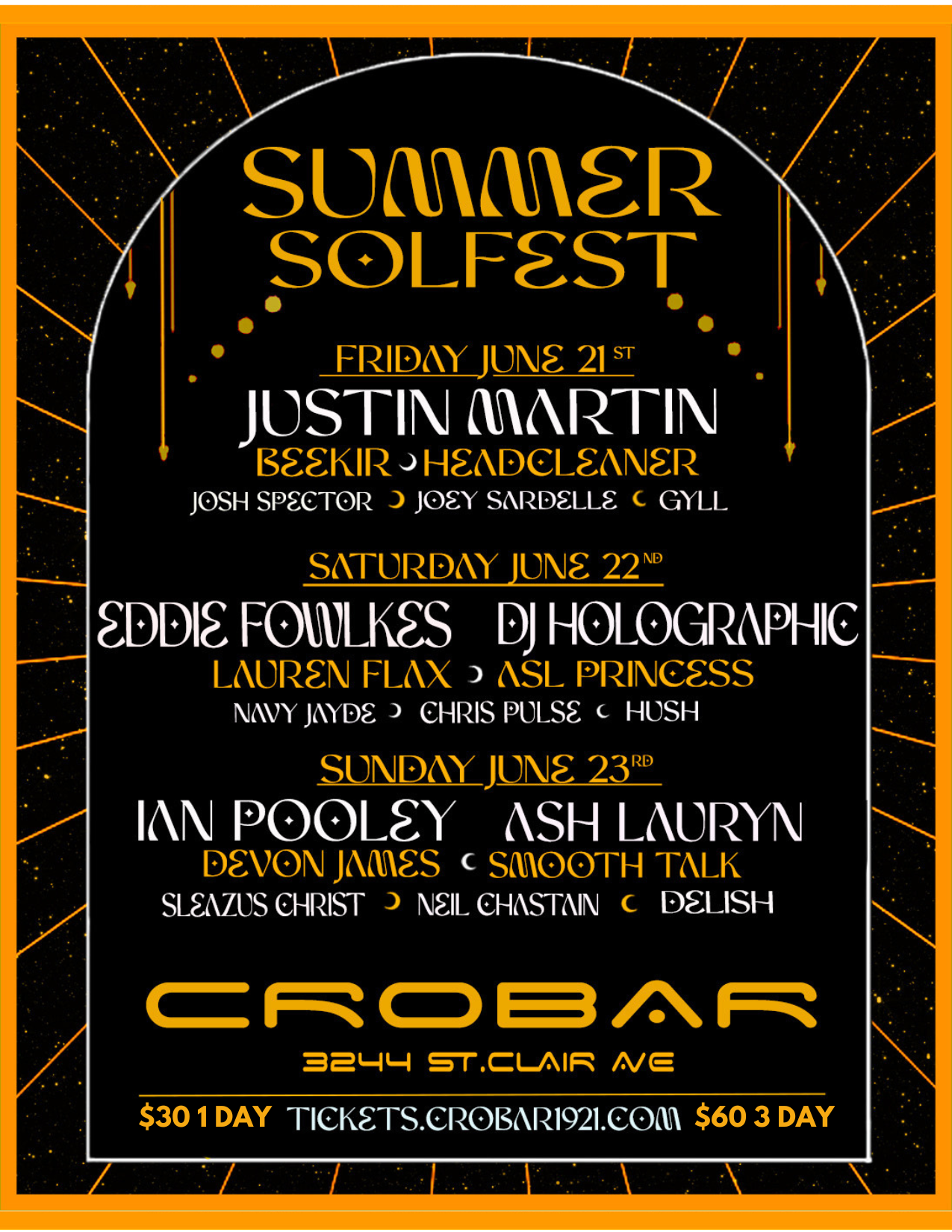 Summer Solfest at crobar, Cleveland Summer Solfest at crobar, Cleveland ⟋ RA