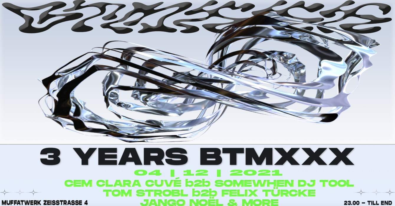 3 Years Bottom Topixxx - CEM, Clara Cuve b2b Somewhen, DJ Tool & More - Página frontal