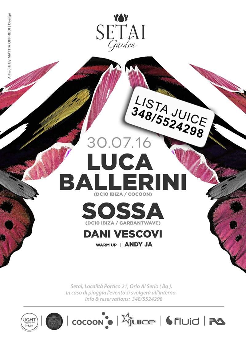 Sossa, Luca Ballerini (Circoloco Dc10 Ibiza) - Página frontal